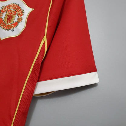Camisa do Manchester United l 2006/07 Masculina Torcedor
