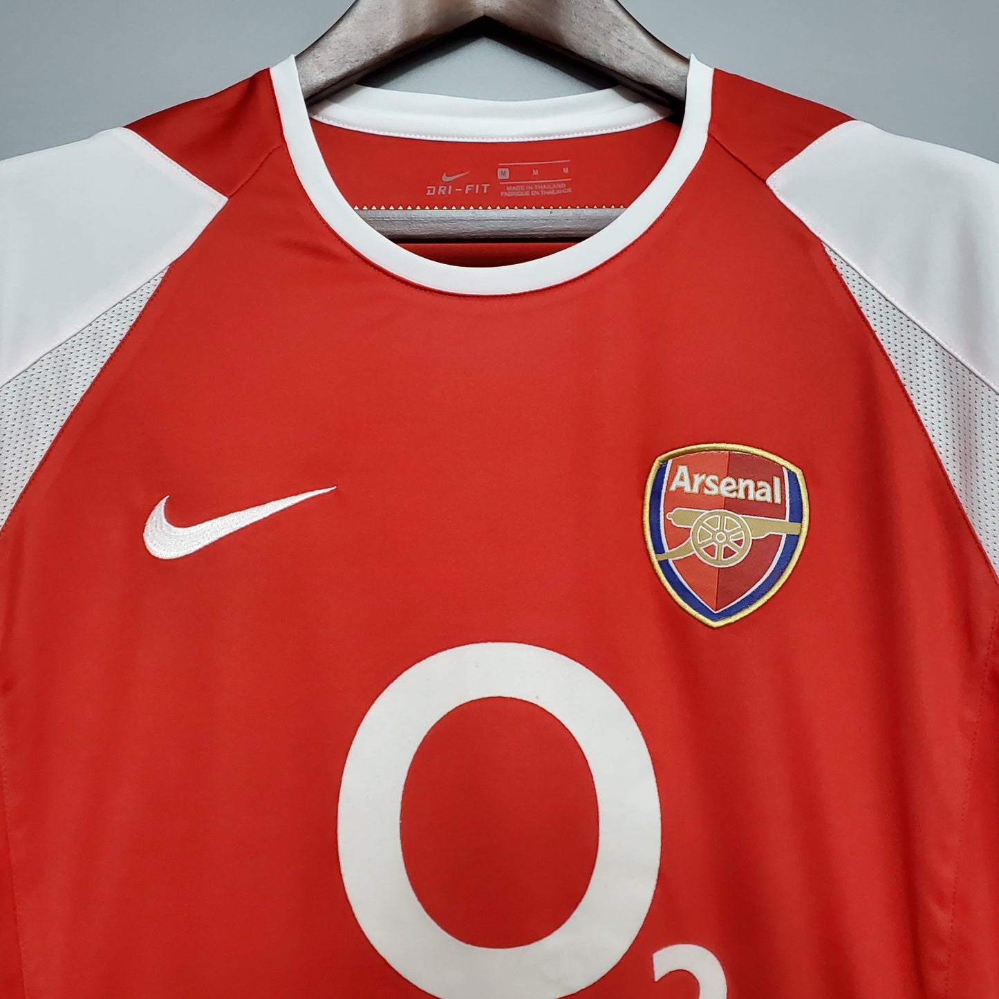 Camisa do Arsenal l 2002/04 Masculina Torcedor