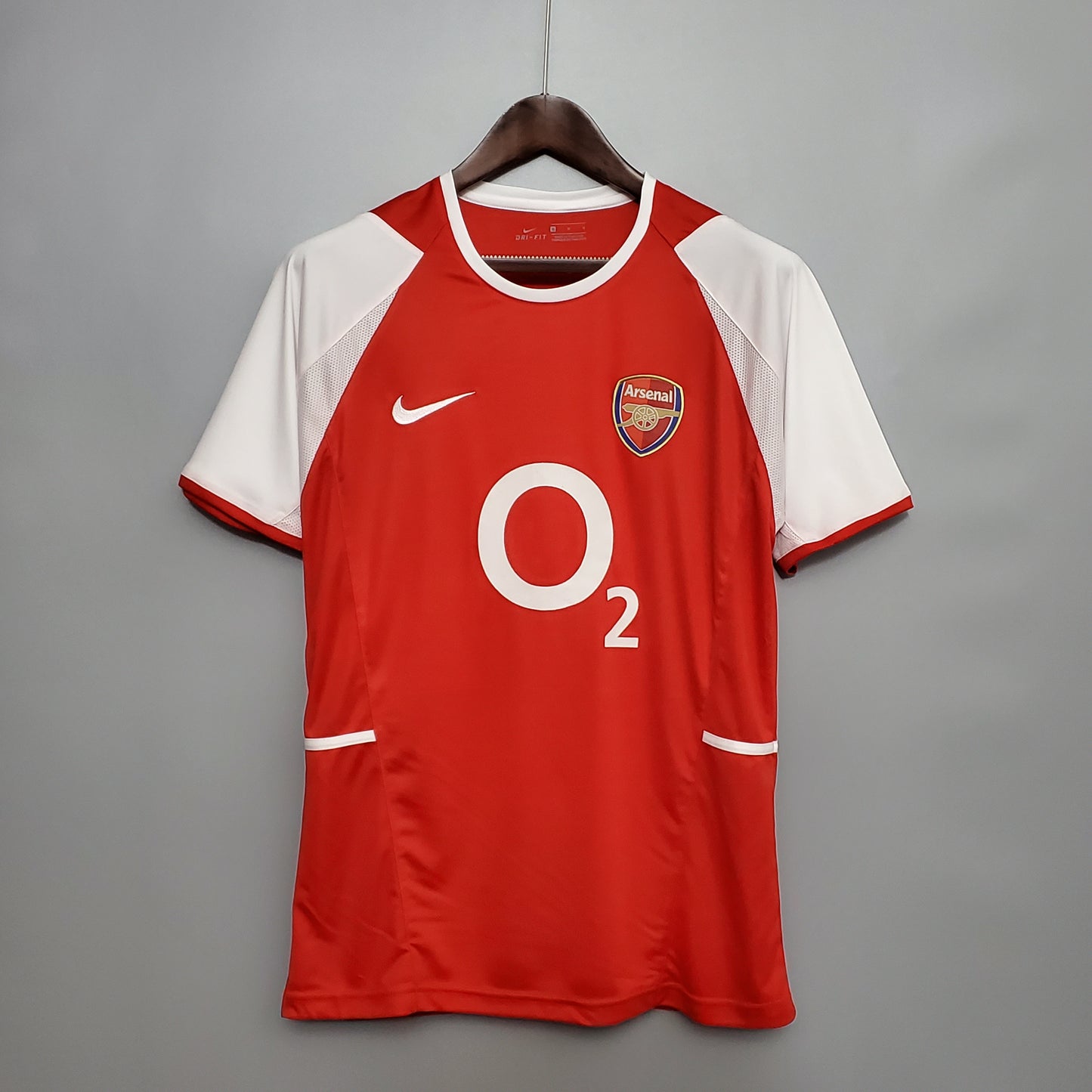 Camisa do Arsenal l 2002/04 Masculina Torcedor