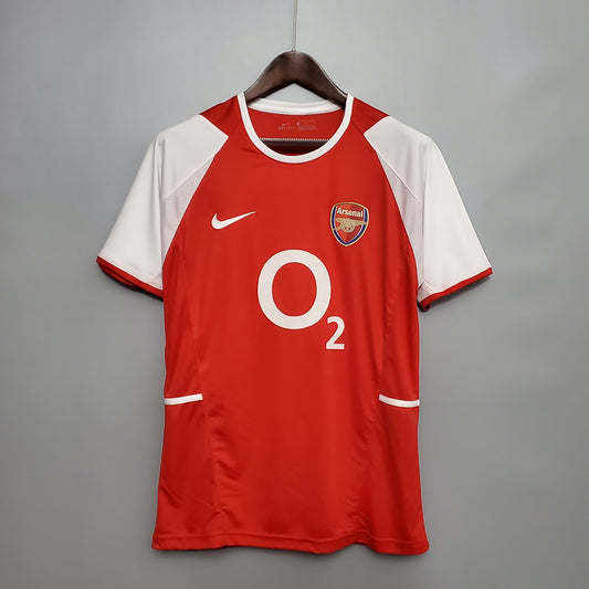 Camisa do Arsenal l 2002/04 Masculina Torcedor
