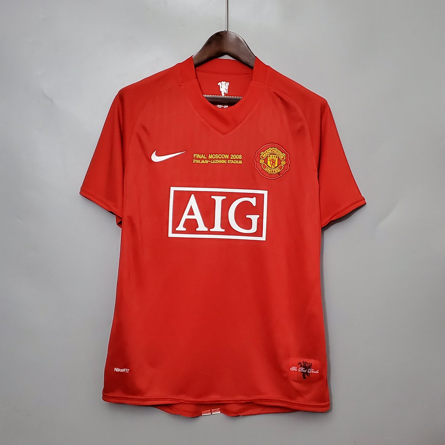 Camisa do Manchester United l 2007/08 Masculina Torcedor