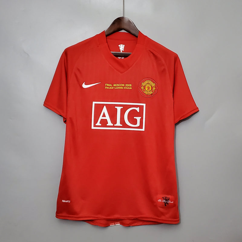Camisa Manchester United l 2007/08 | Versão Torcedor Masculina