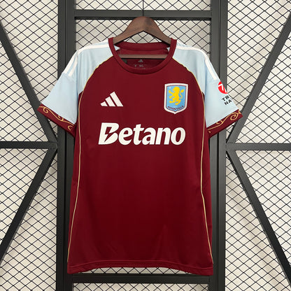 Camisa do Aston Villa l 2025/26 Masculina Torcedor