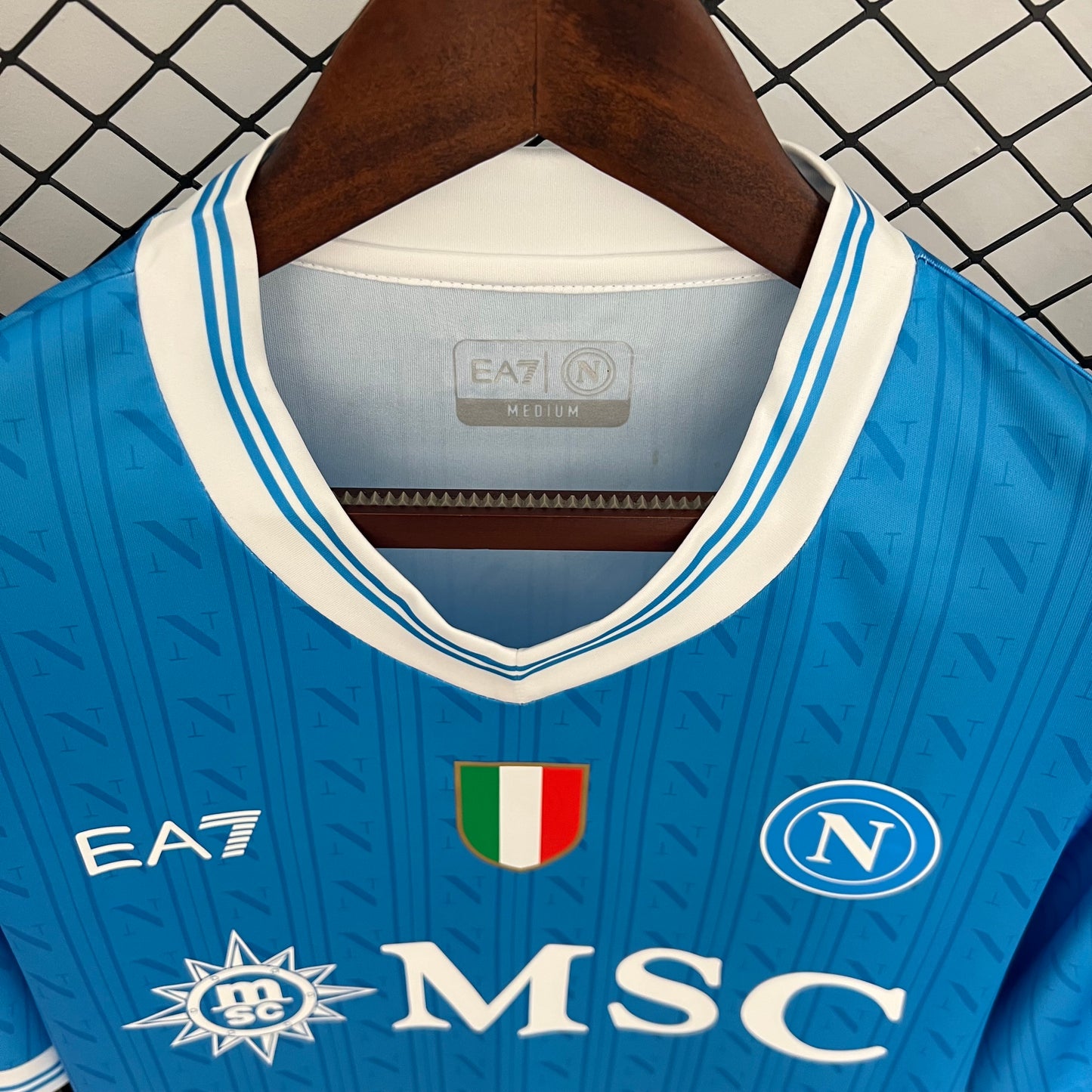 Camisa da Napoli l 2025/26 Masculina Torcedor