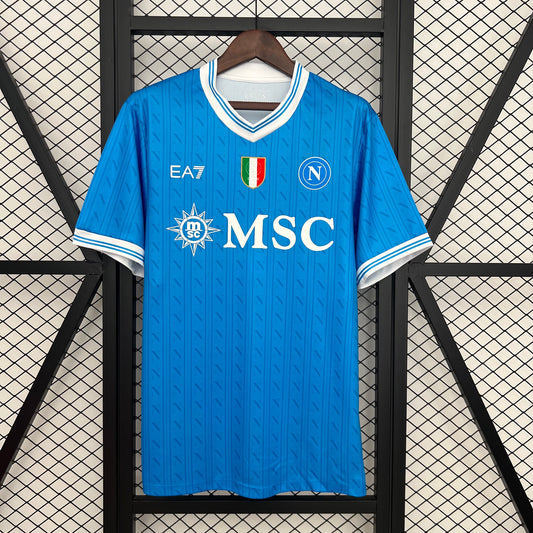 Camisa da Napoli l 2025/26 Masculina Torcedor