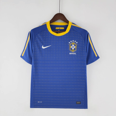 Camisa Brasil II 2010 - Retrô - Azul