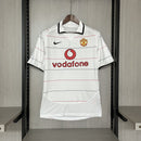 Camisa Manchester United 2004/06 - Retrô - Branca