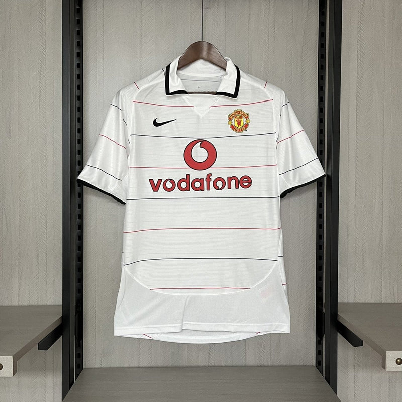 Camisa Manchester United 2004/06 - Retrô - Branca