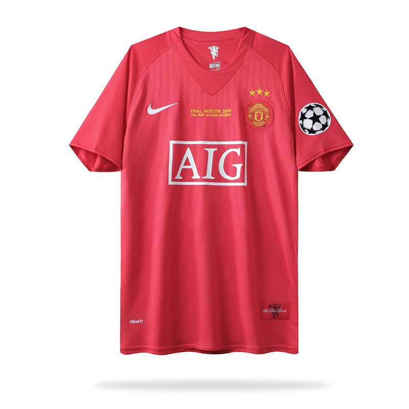 Camisa Manchester United 2007/08 - Retrô - Vermelho